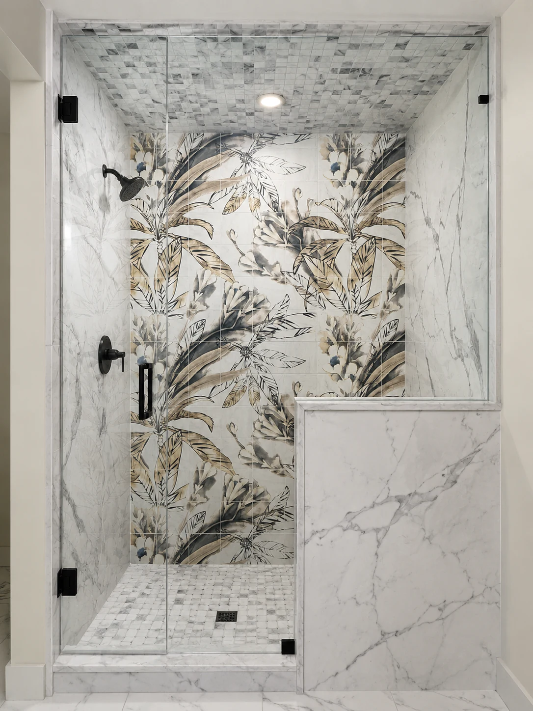 Luxury master bath tile installation in Bluffton, SC